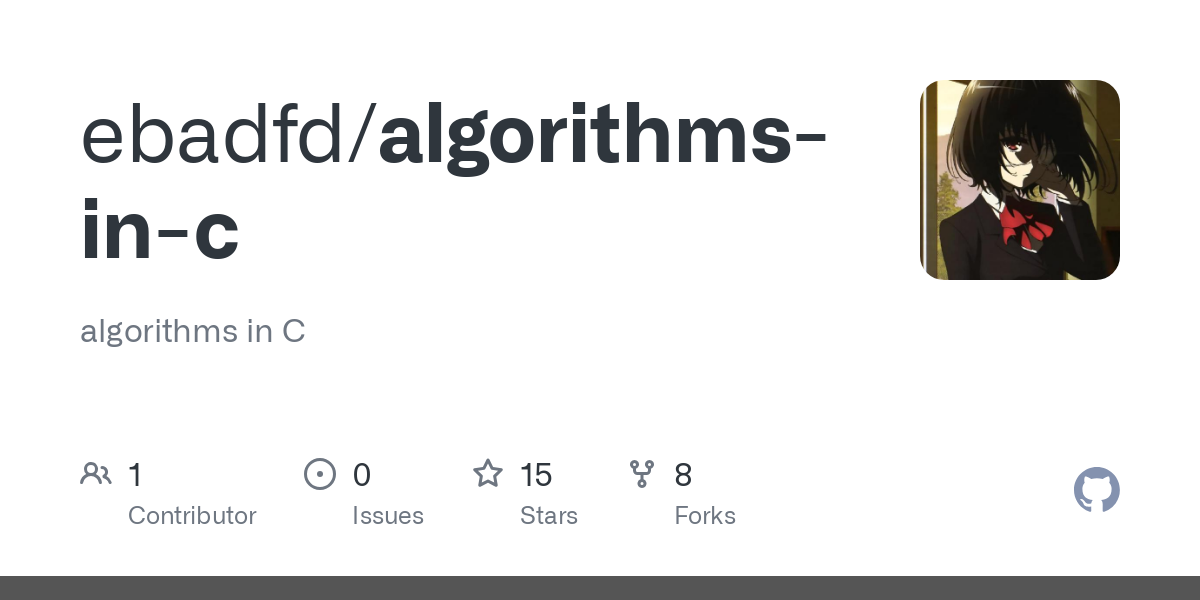 algorithms in c