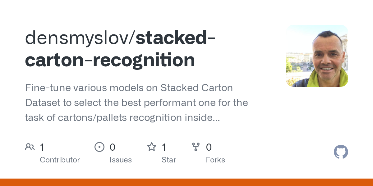 stacked carton recognition