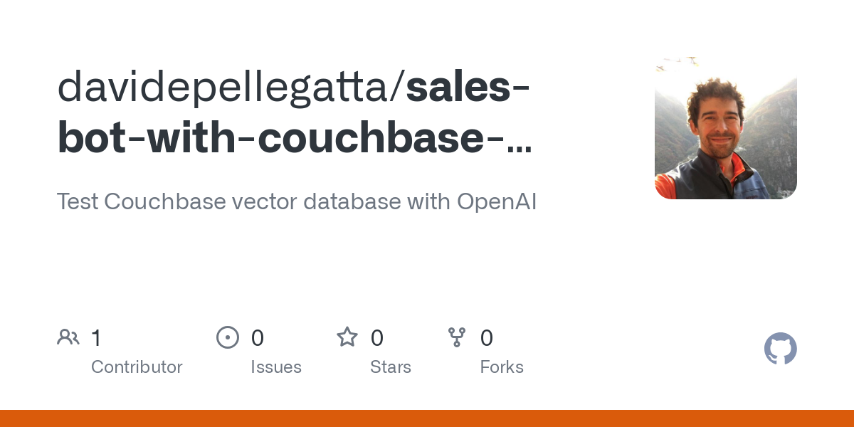 sales bot with couchbase vector database