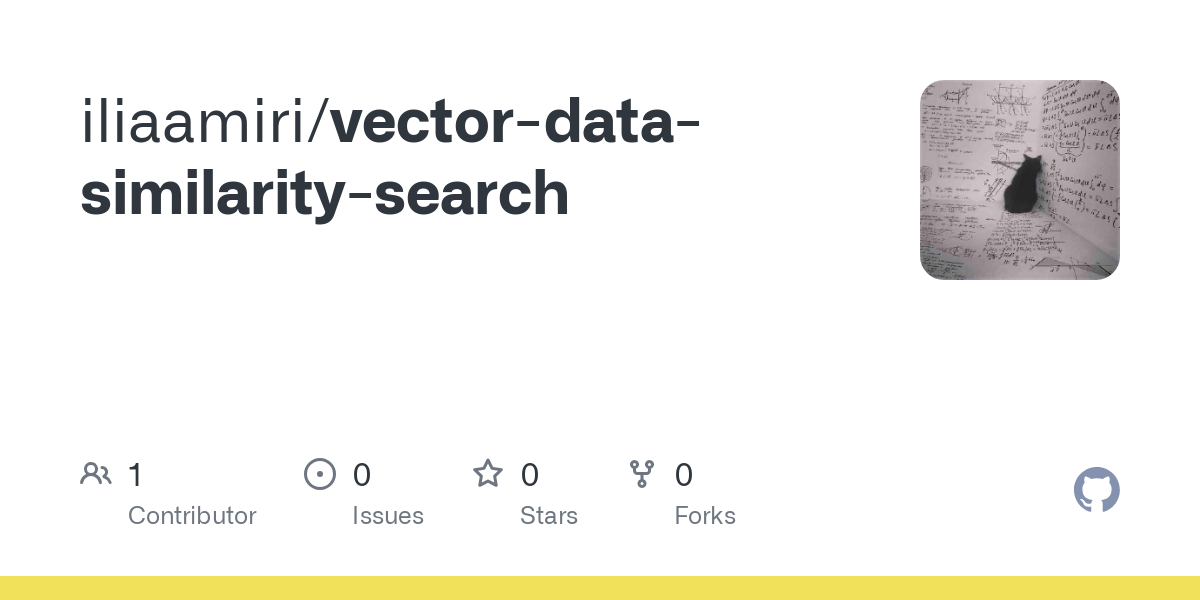 vector data similarity search