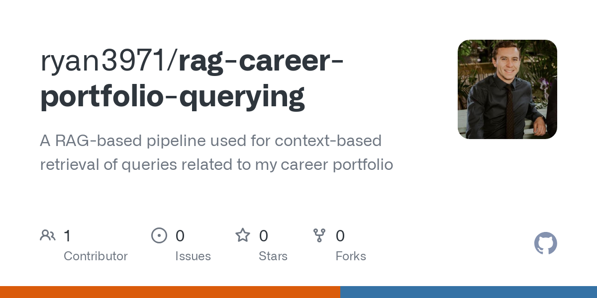 rag career portfolio querying
