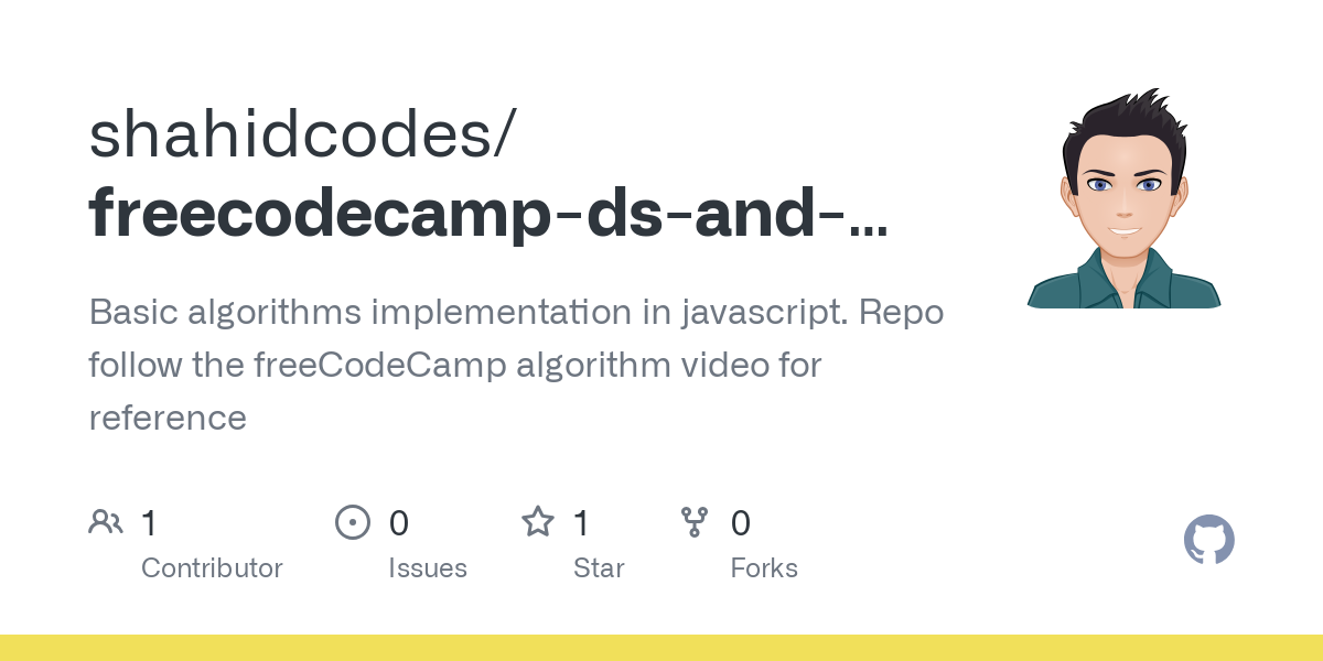 freecodecamp ds and algorithms.js