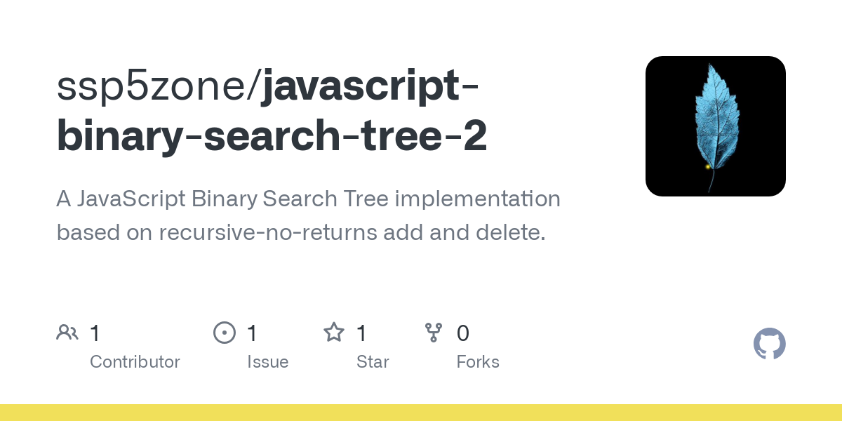 javascript binary search tree 2