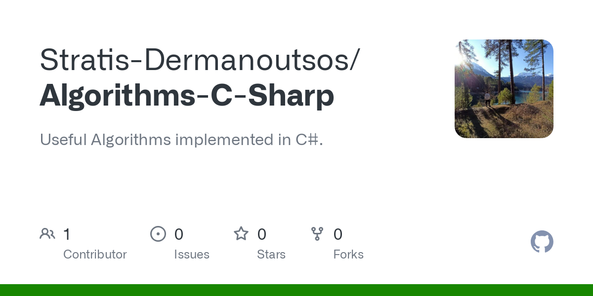 Algorithms C Sharp
