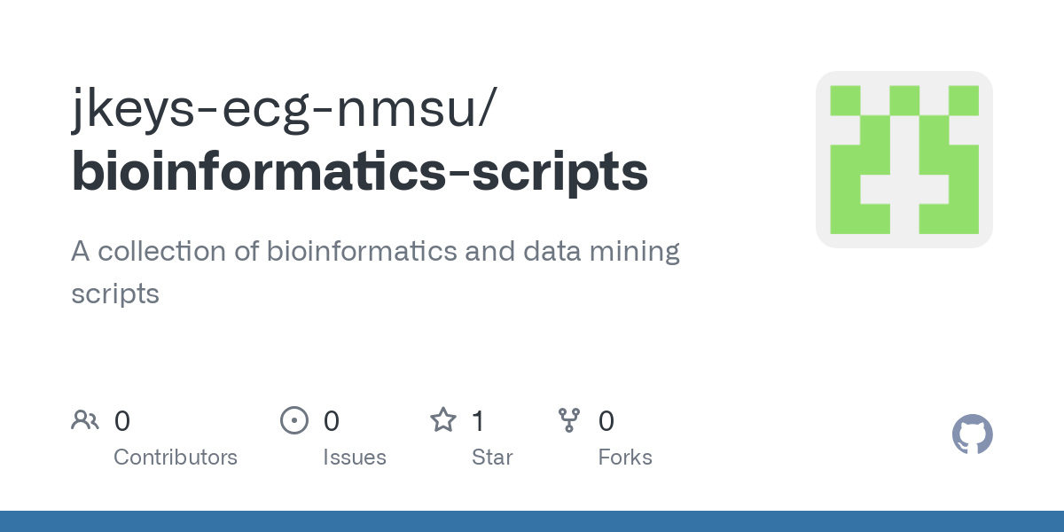 bioinformatics scripts