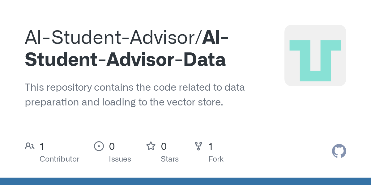AI Student Advisor Data