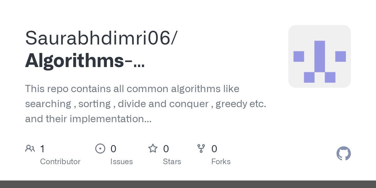 Algorithms implementation using C