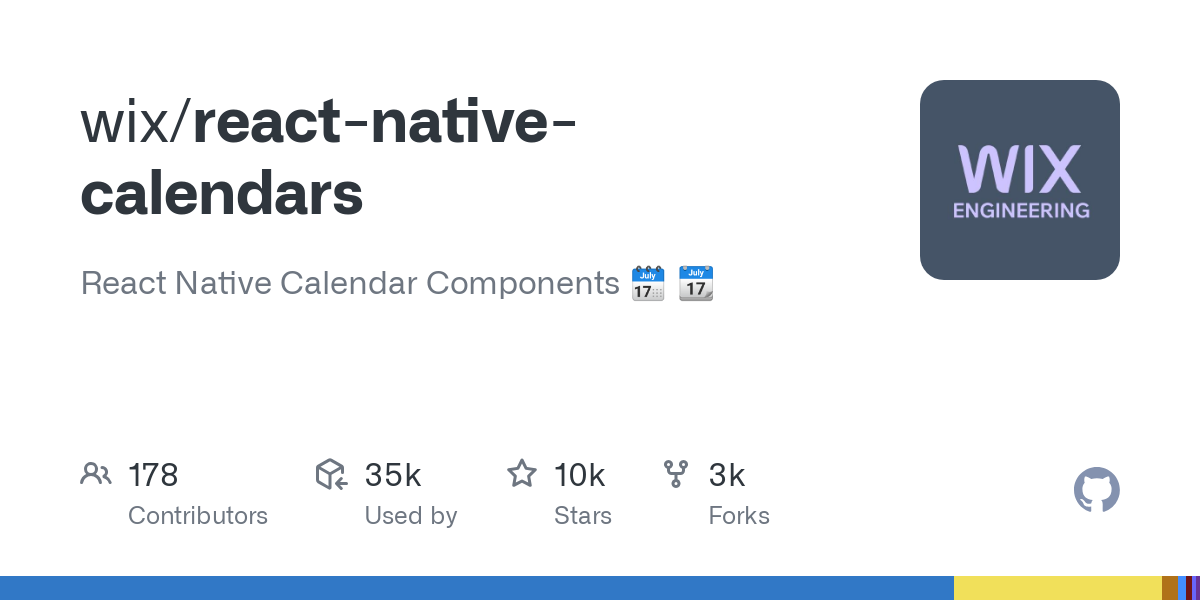 react native calendars