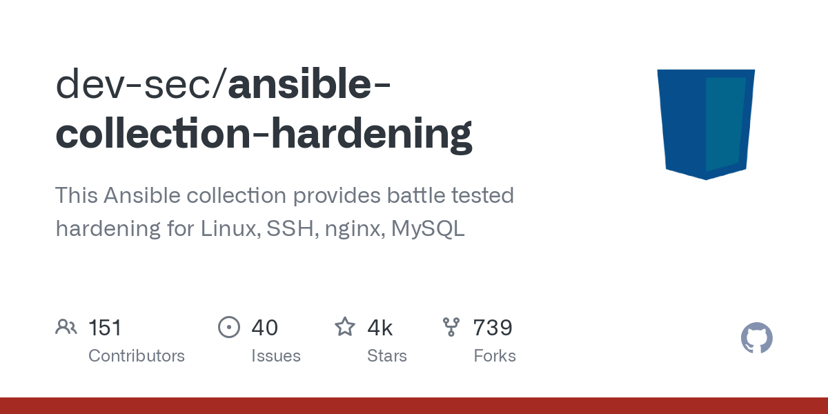 ansible collection hardening