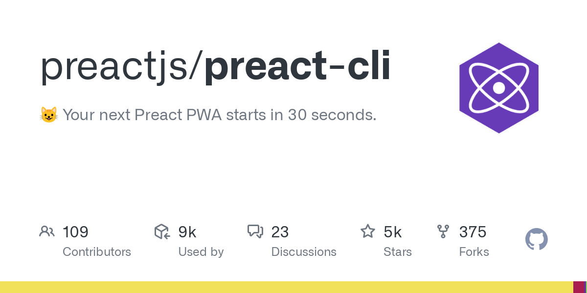 preact cli