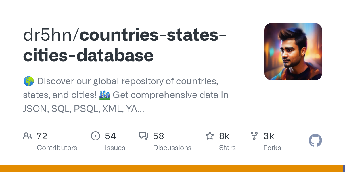 countries states cities database