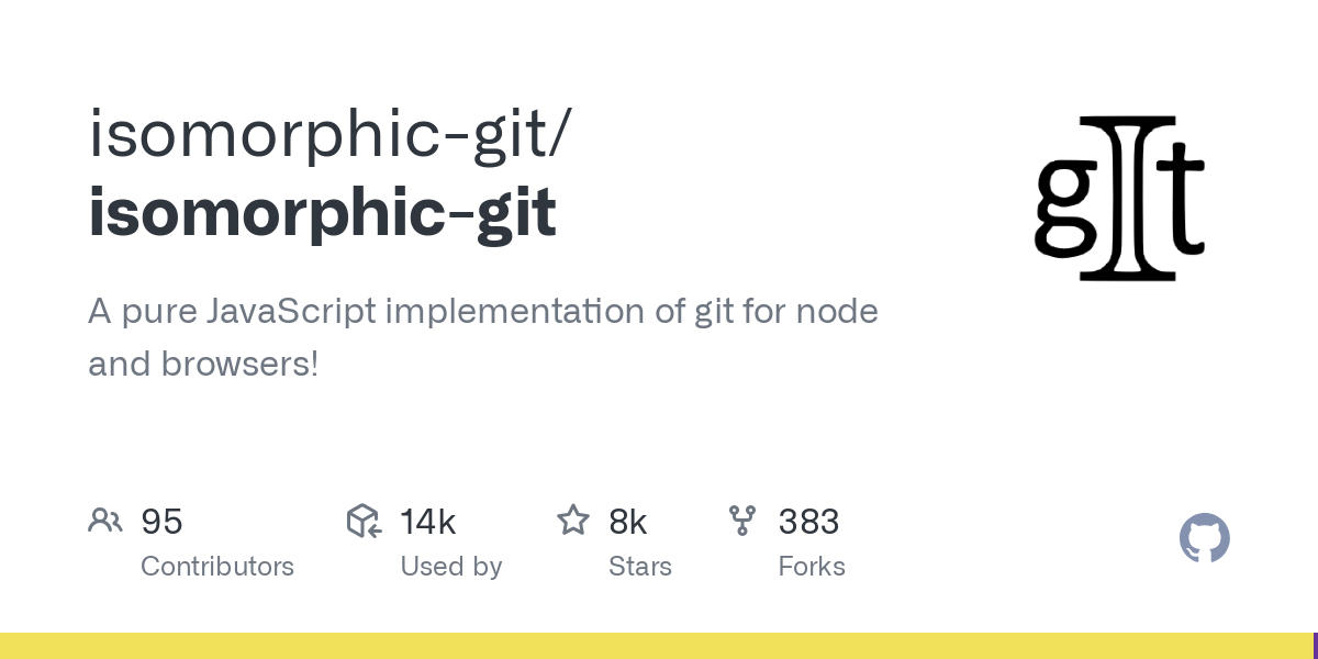 isomorphic git