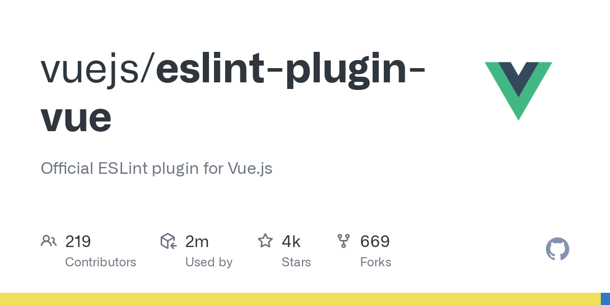eslint plugin vue