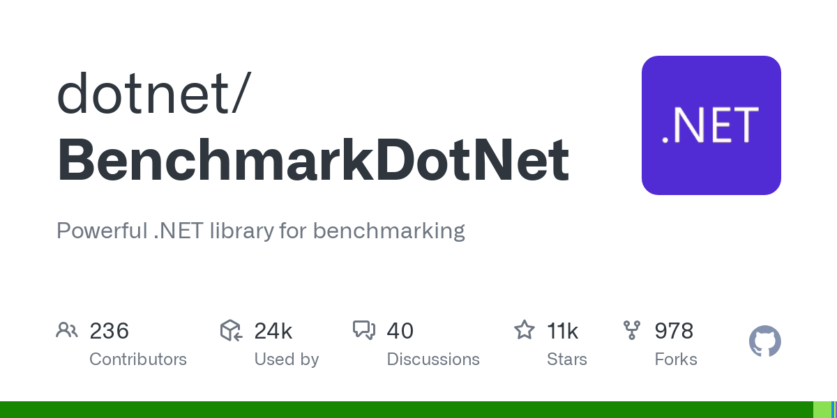 BenchmarkDotNet