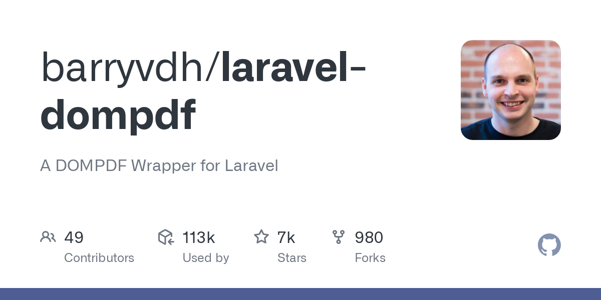 laravel dompdf