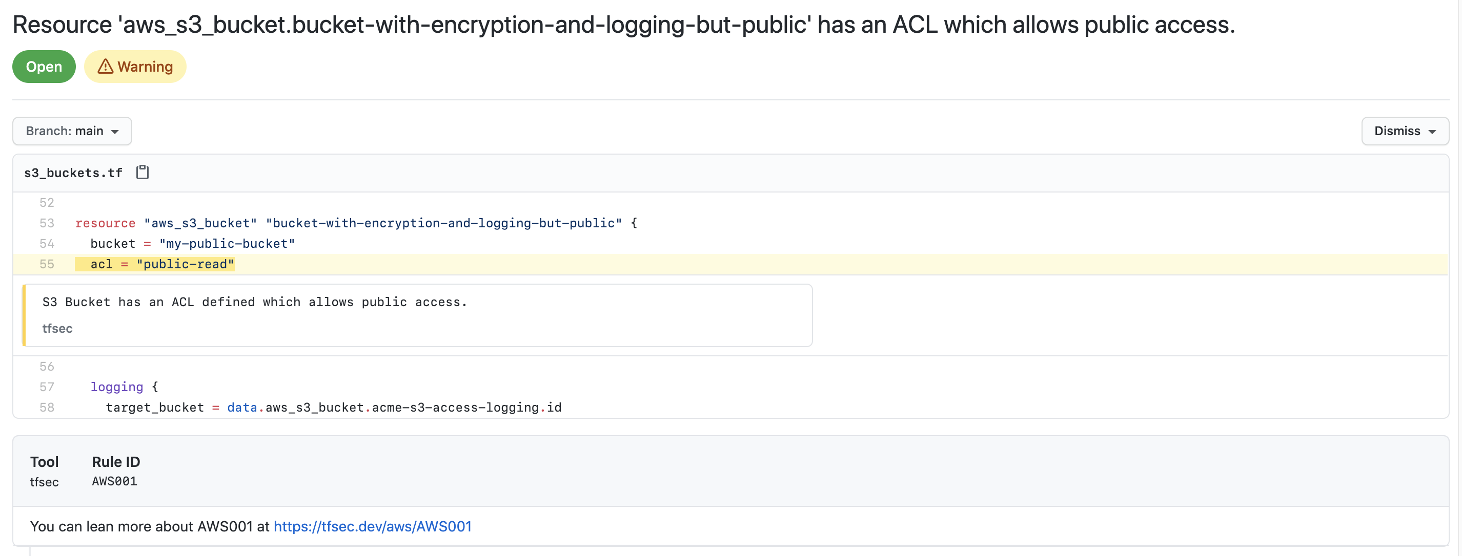 Github 보안 경고
