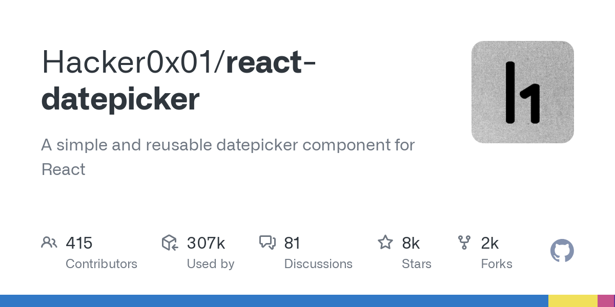 react datepicker