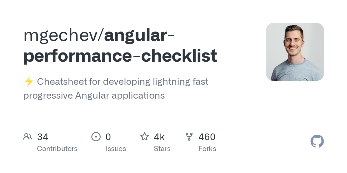 angular performance checklist