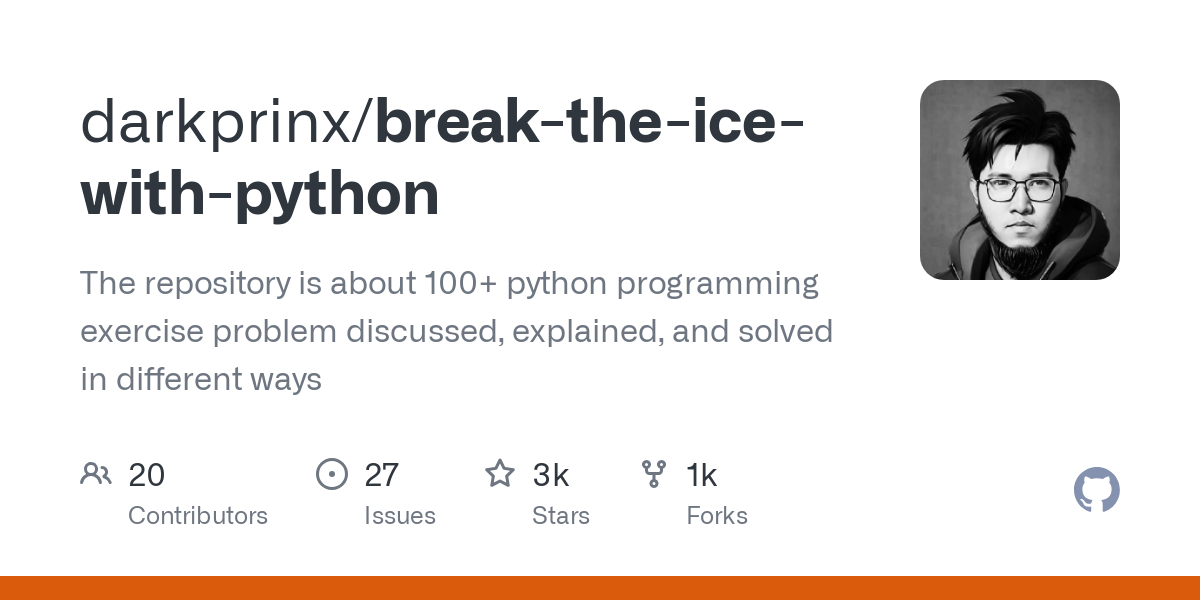break the ice with python
