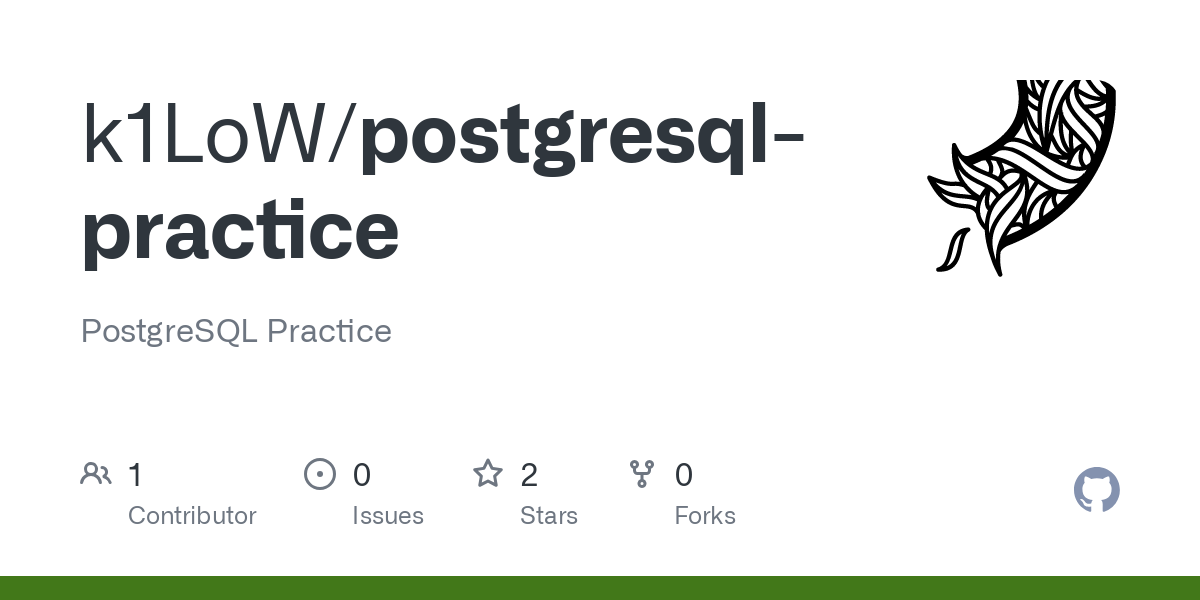 postgresql practice
