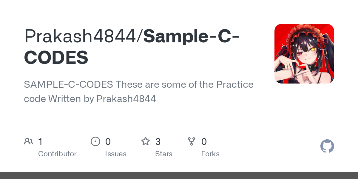 Sample C CODES