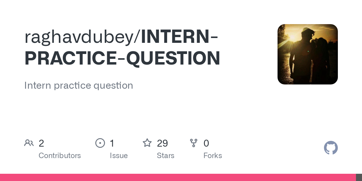 INTERN PRACTICE QUESTION