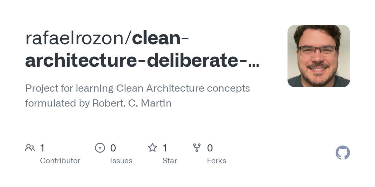 clean architecture deliberate practice