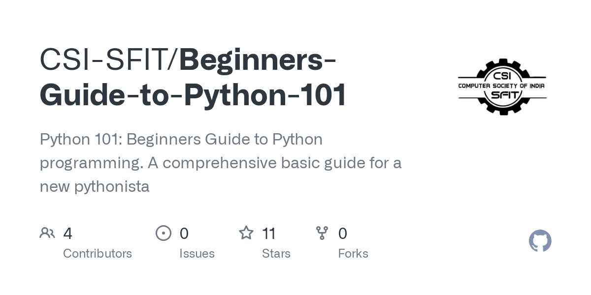 Beginners Guide to Python 101
