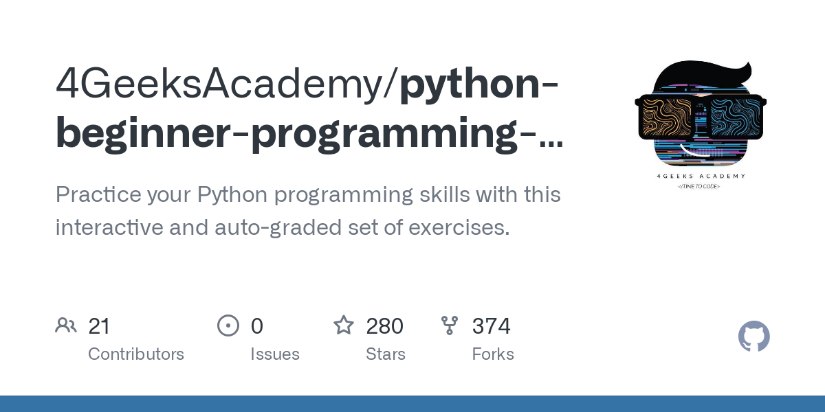 python beginner programming exercises