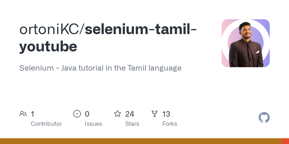 selenium tamil youtube