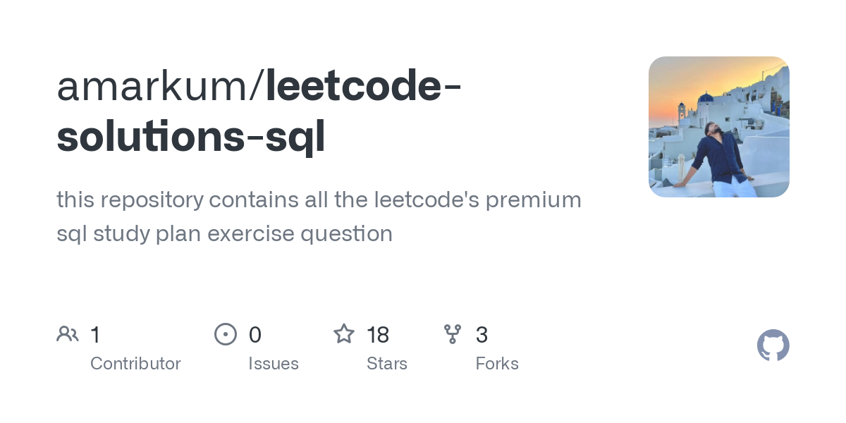 leetcode solutions sql