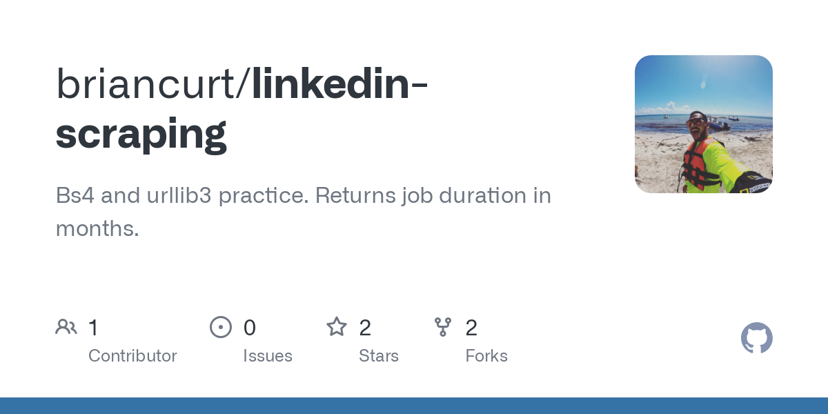 linkedin scraping