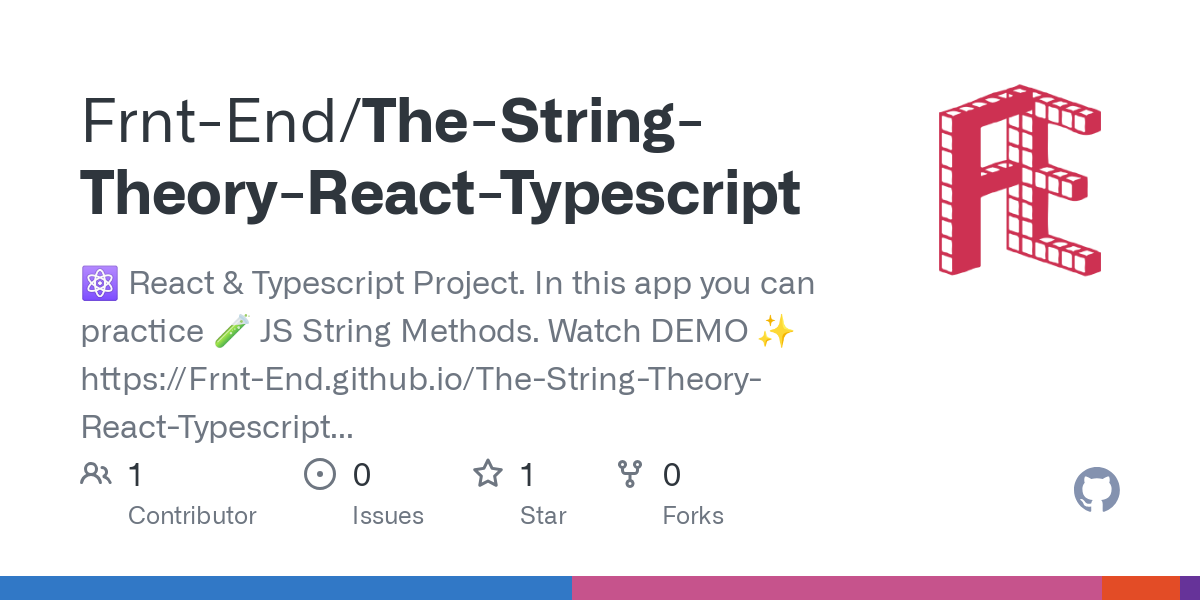 The String Theory React Typescript