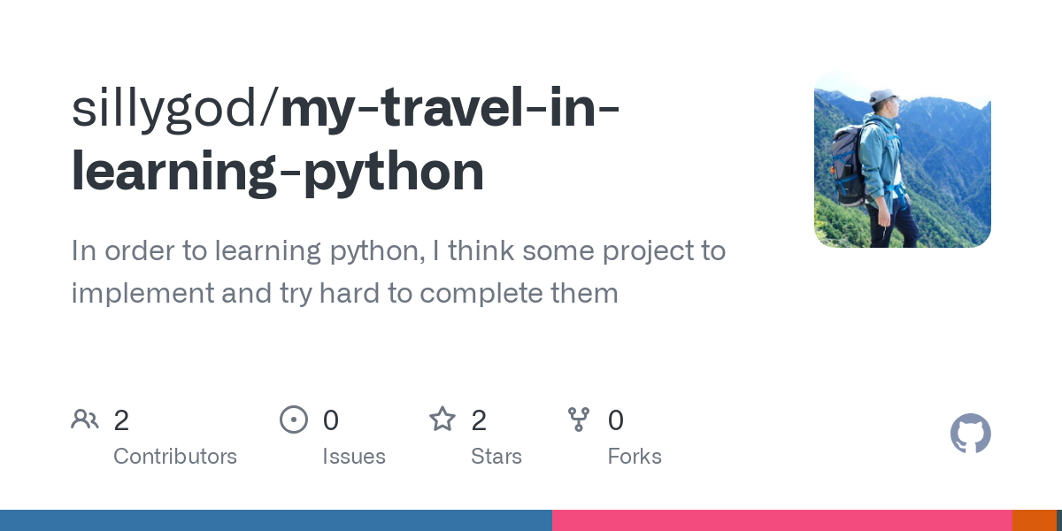 my travel in learning python