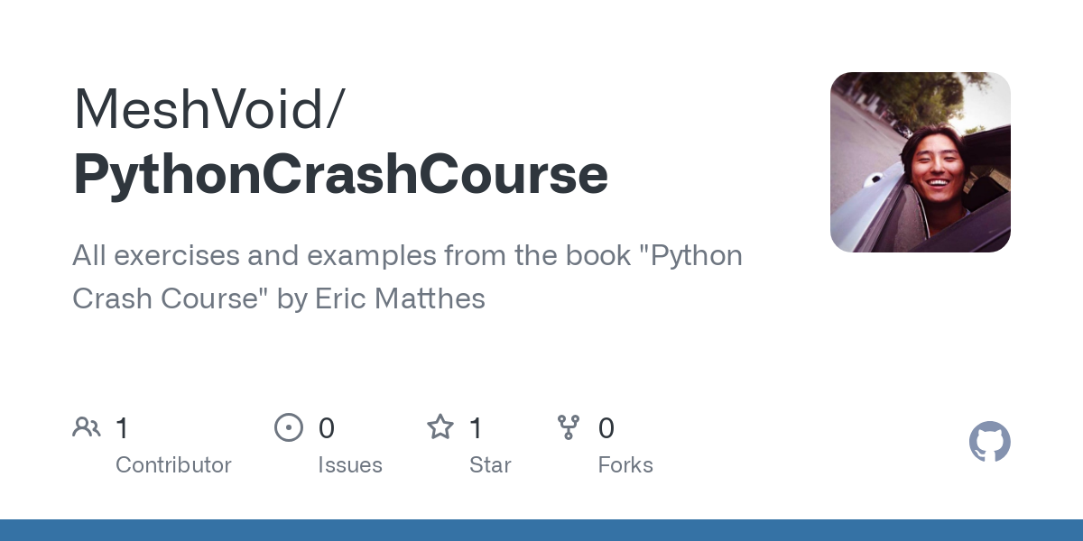 PythonCrashCourse