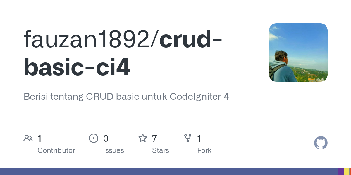 crud basic ci4