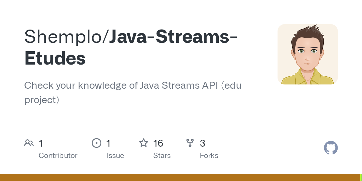 Java Streams Etudes