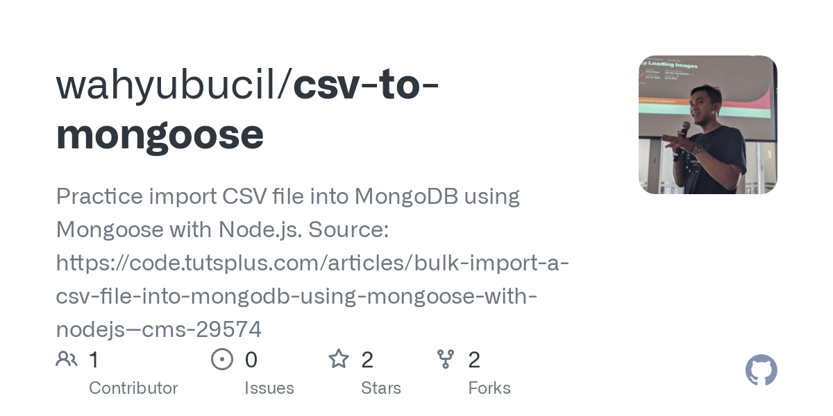 csv to mongoose