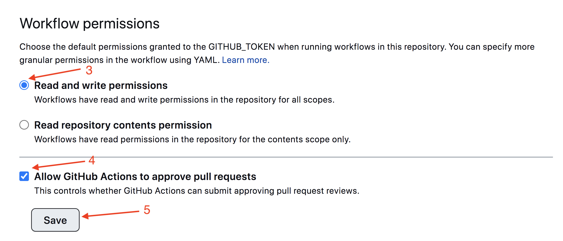 GitHub 작업 설정