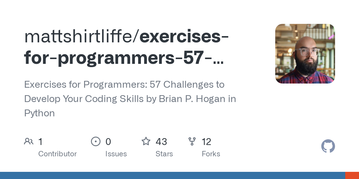 exercises for programmers 57 challenges python