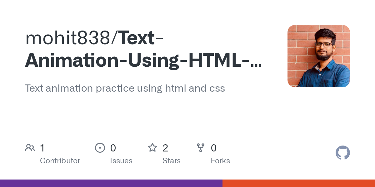 Text Animation Using HTML and CSS