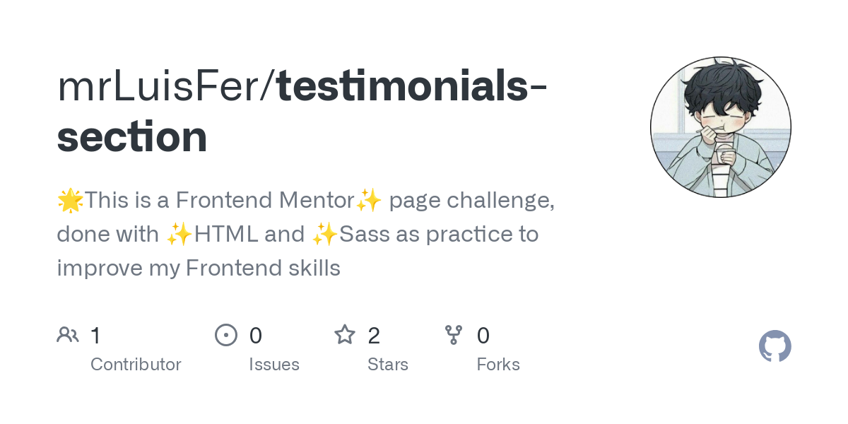 testimonials section