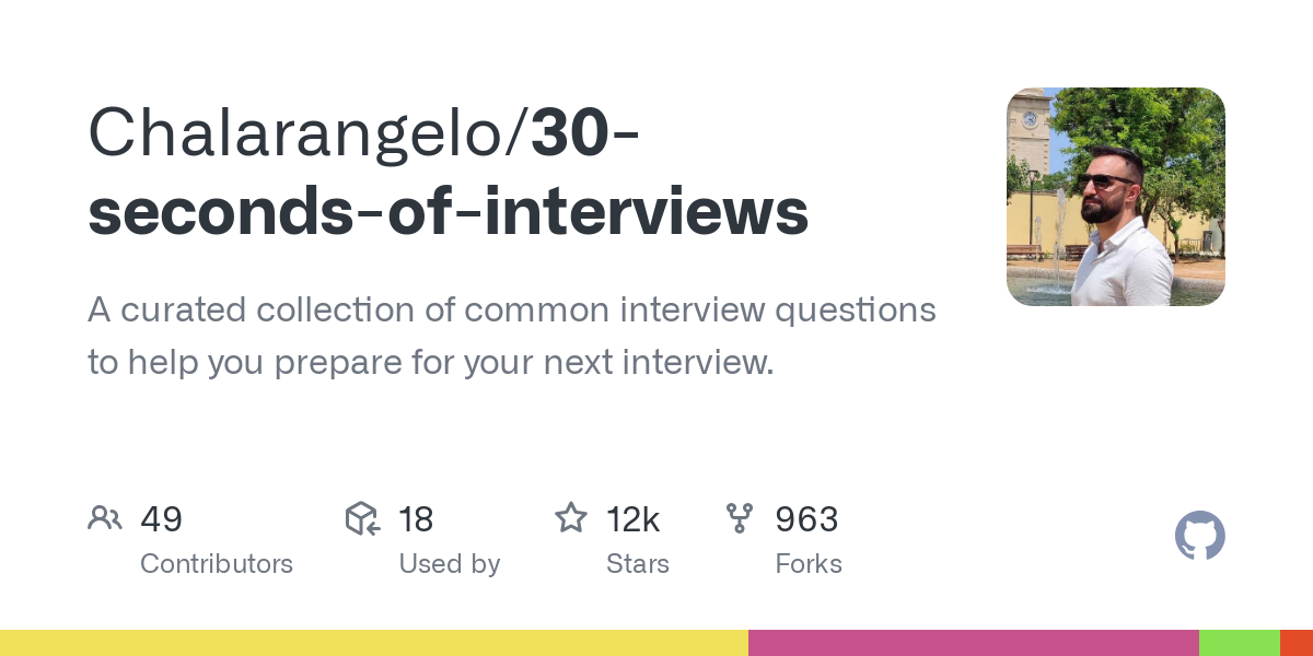 30 seconds of interviews