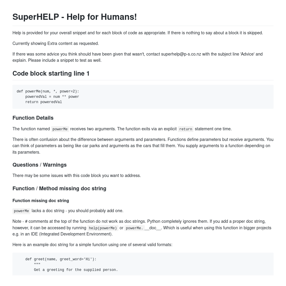 마크 다운 출력 예