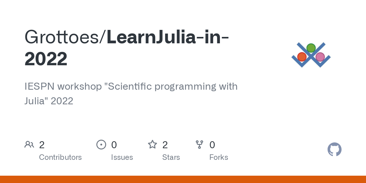 LearnJulia in 2022