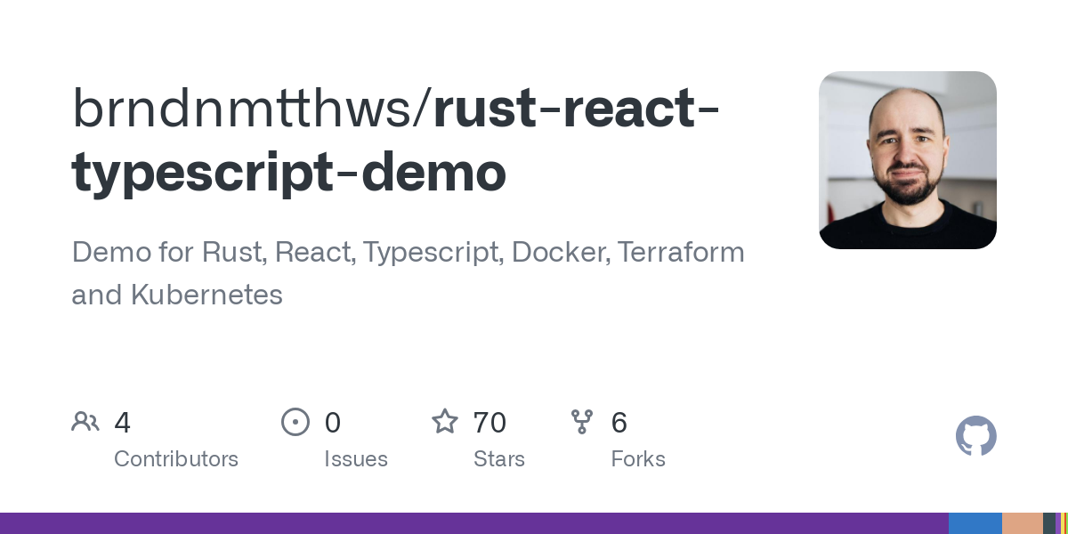 rust react typescript demo