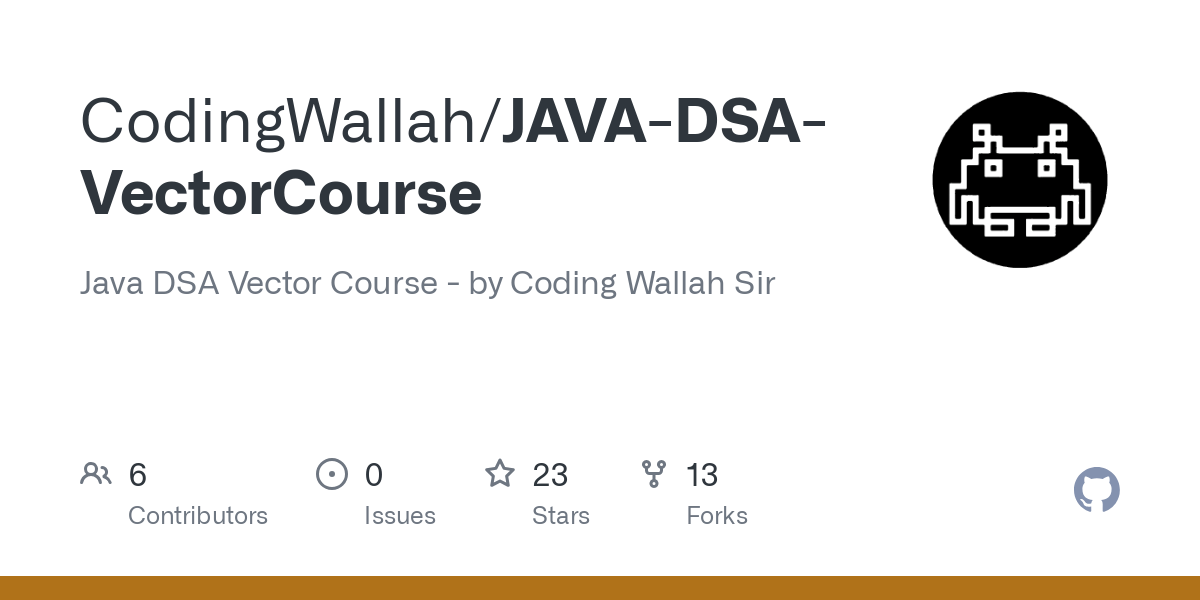 JAVA DSA VectorCourse