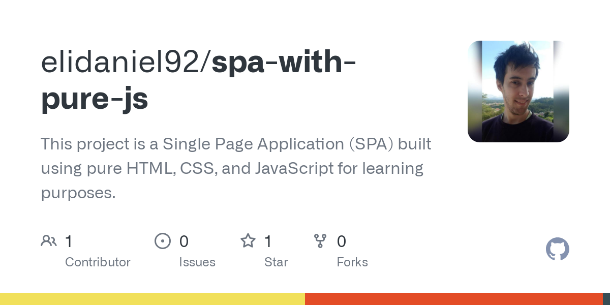 spa with pure js
