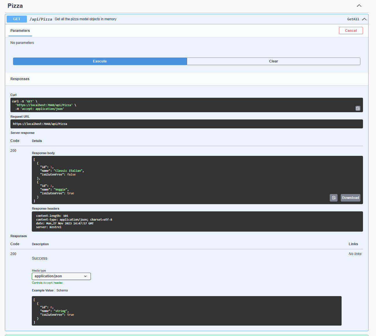 Holen Sie sich Pizza