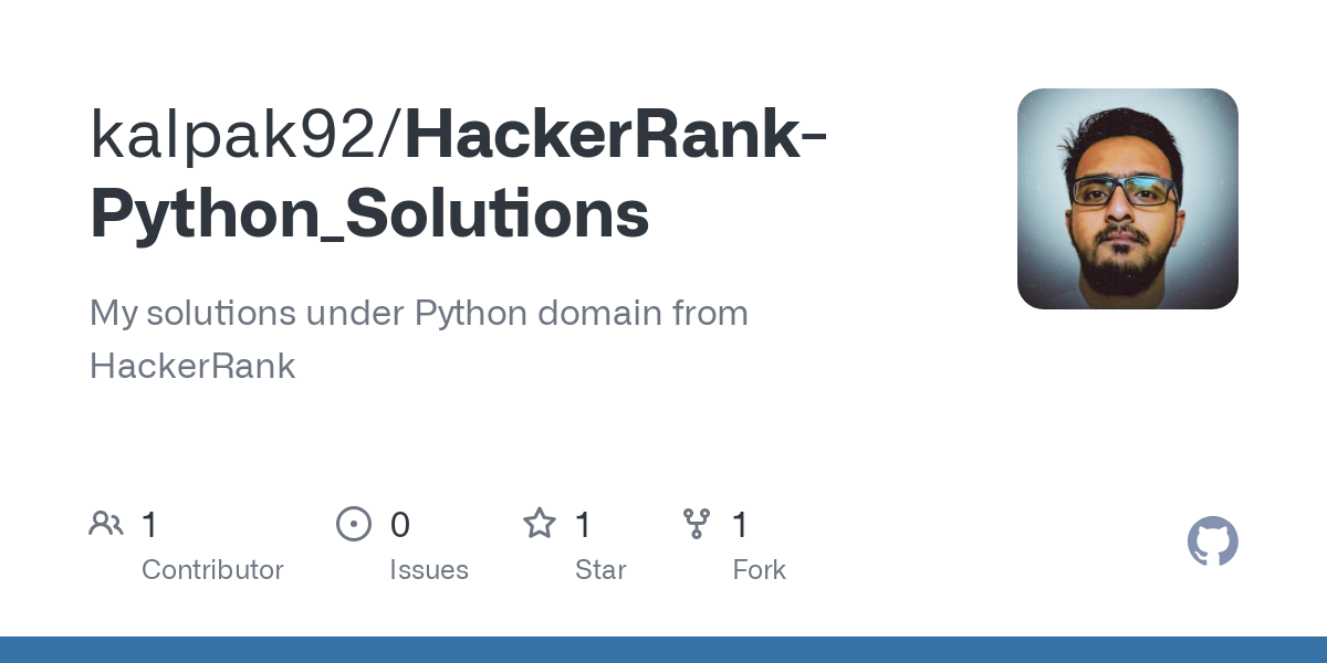 HackerRank Python_Solutions